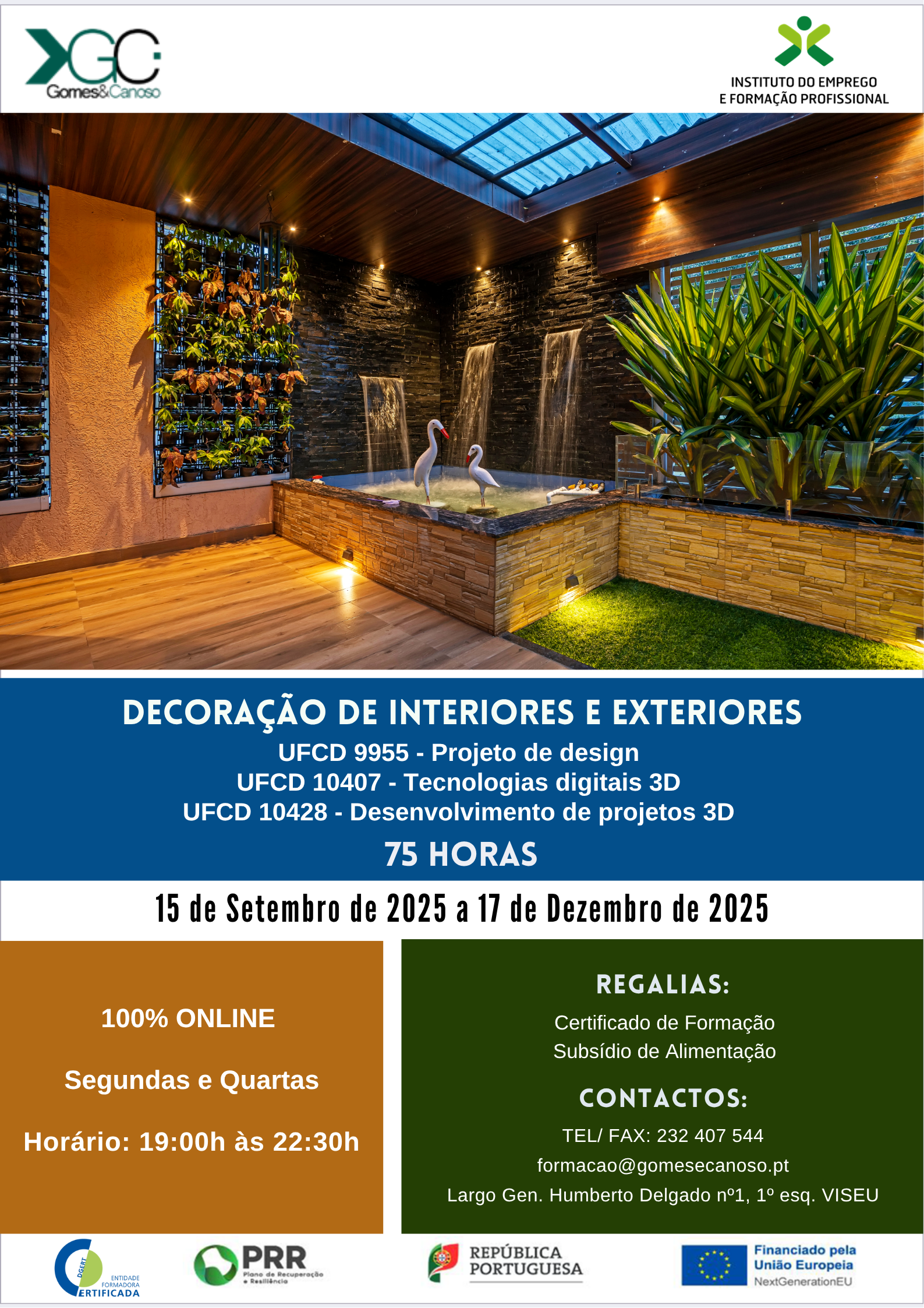 Decoração de interiores e exteriores 